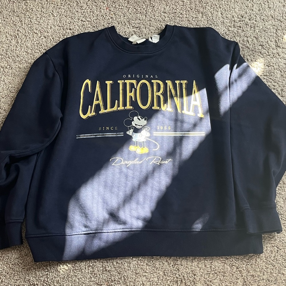 Disney Blue Crewneck Sweater California Edition